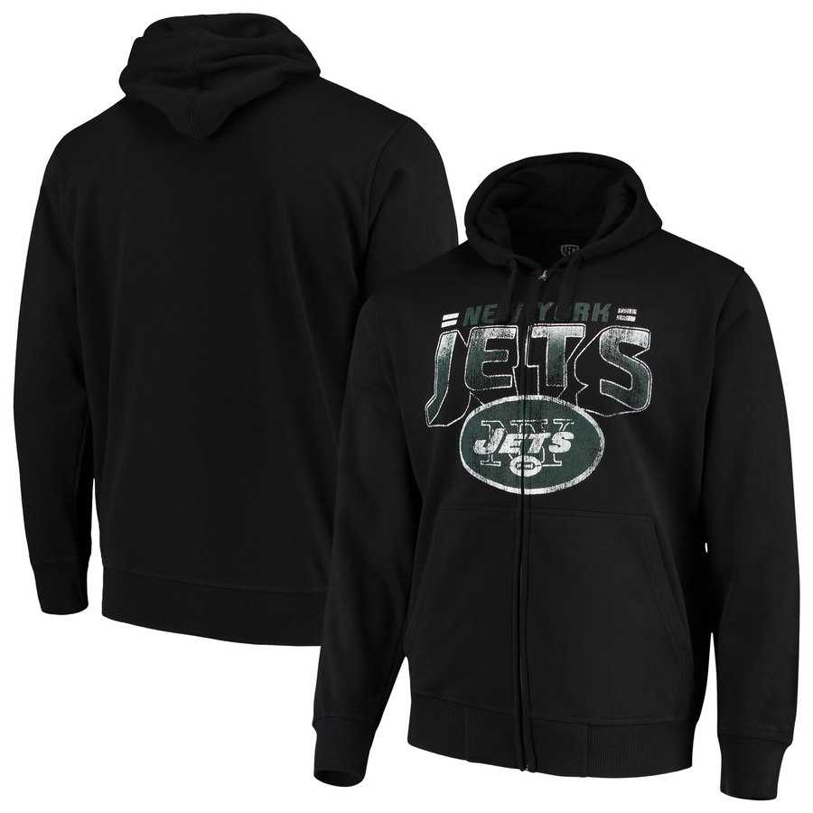 Men's New York Jets G III Sports by Carl Banks Perfect Season Full Zip Hoodie Black,We sell and wholesale Men's New York Jets G III Sports by Carl Banks Perfect Season Full Zip Hoodie Black on line form chian!